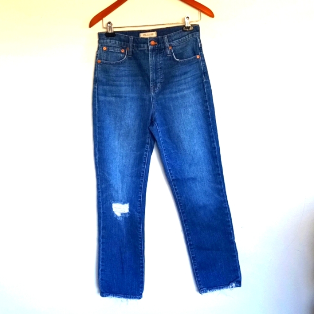 MADEWELL The Perfect Vintage Crop Jean Size 26